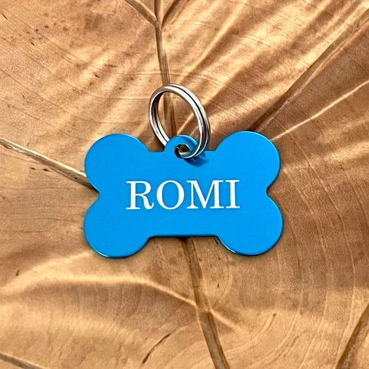 Koiran värillinen kevyt nimilaatta