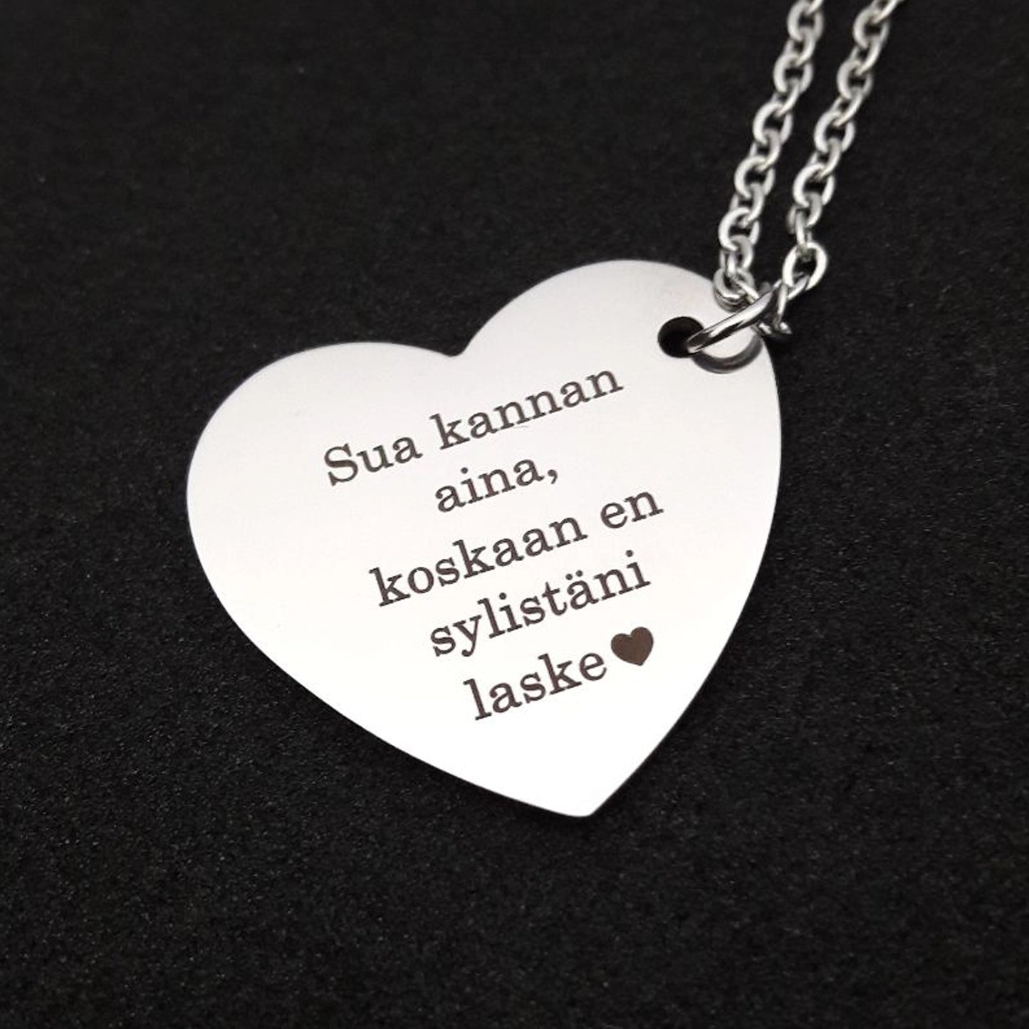 Sydän nimikoru lasten nimillä