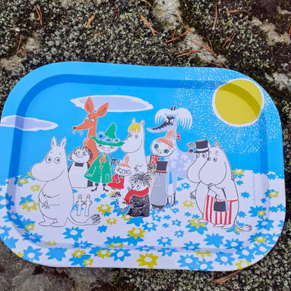 Muumi juomapullo ja tarjotin lahjaksi | Nimilahjat