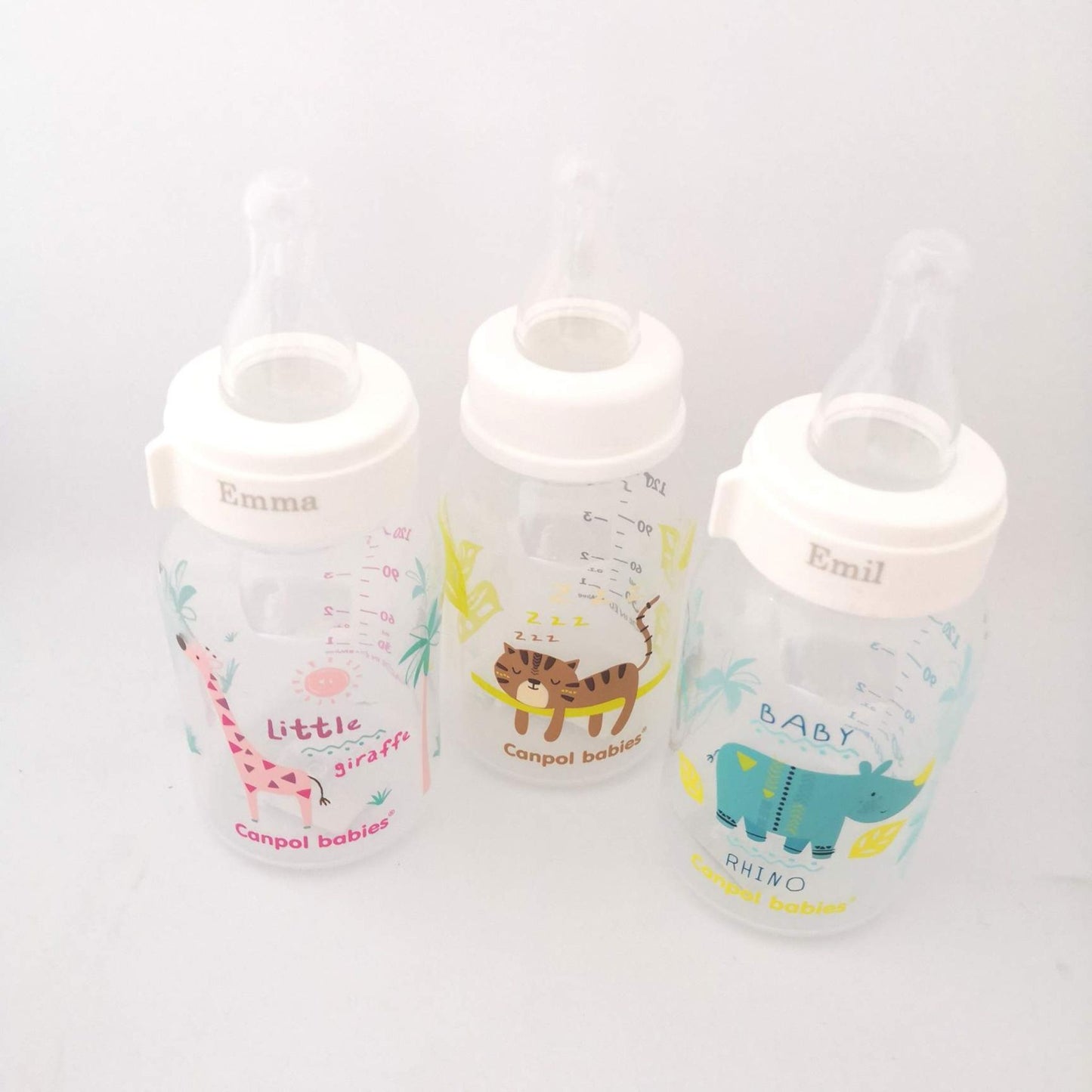 Tuttipullo 120 ml vauvan omalla nimellä - Nimilahjat
